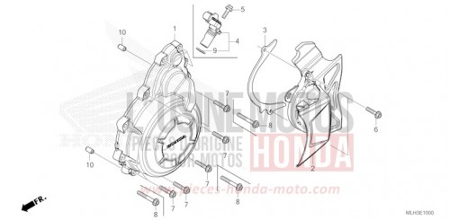 COUVERCLE DE GENERATEUR C.A. CMX500AS de 2025
